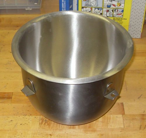 New 10 qt Stainless steel Bowl  C100 &amp; C100-T Hobart Mixer  yes it is NSF