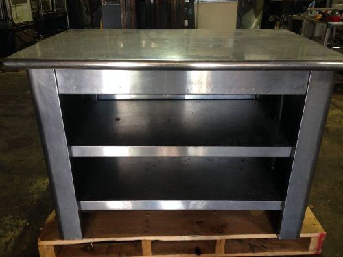 STAINLESS STEEL  ICE COOLED COLD PAN TABLE