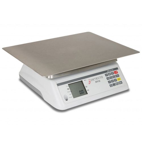 Detecto RP30S Square Digital Ingredient Scale-30 lb/15 kg