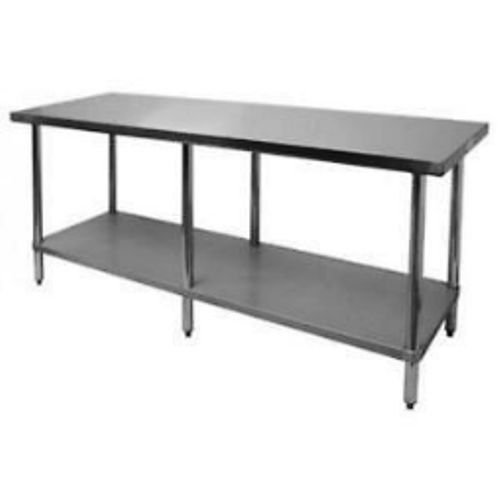Stainless Steel Work Table 30&#034;x72&#034; NSF - Flat Top