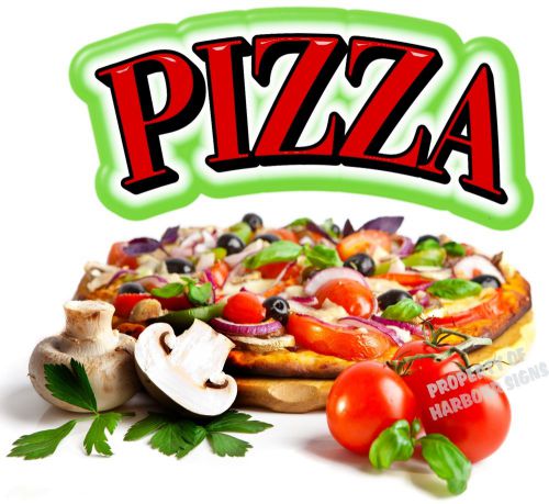 Pizza Decal 14&#034; Concession Restaurant  Food Truck Sign Vinyl Menu Sticker