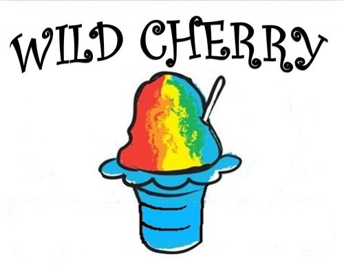 WILD CHERRY SYRUP MIX SHAVED ICE / SNOW CONE Flavor GALLON CONCENTRATE #1