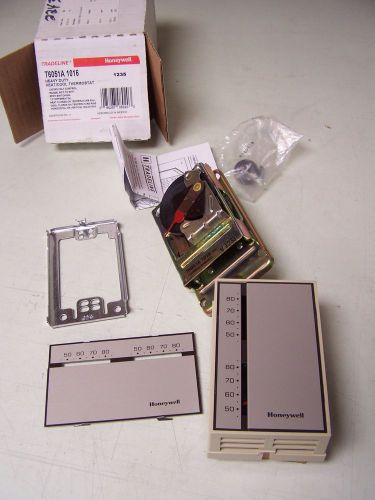 Honeywell Heavy Duty Heat Cool Thermostat T6501A1016 New In Box With Hardware