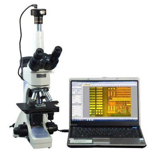 Omax 40-2000x infinity trinocular metallurgical microscope+10mp camera for sale