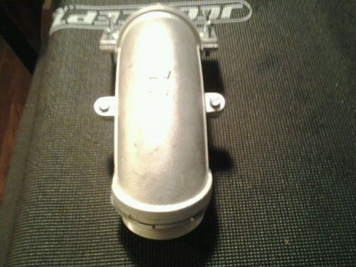 CROUSE HINDS 3 1/2&#034; GREENFIELD 90 DEGREE CONNECTOR.