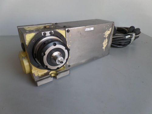 NIKKEN CNC100FA 5C INDEXER 4TH AXIS WITH HAAS BRUSHLESS MOTOR LMSI *video*