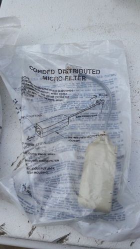 3 new Corded Distributed Micro Filter