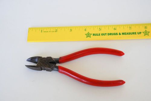 Vintage: gentech drop forged wire cutters, 6 1/2 long, korea, used for sale