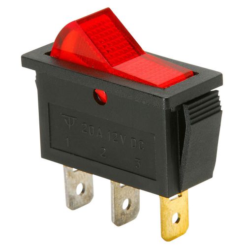Spst large rocker switch w/red illumination 125vac 060-700 for sale