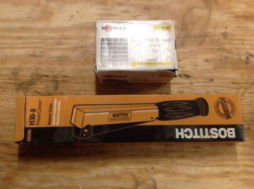 Bostitch h30-8  power crown hammer tacker with staples for sale