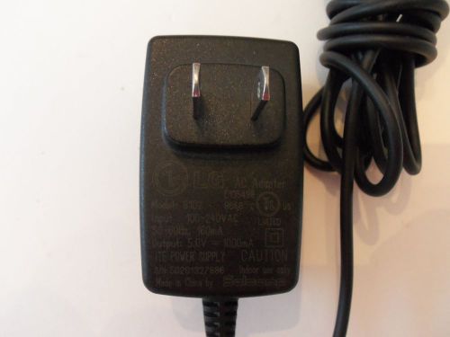 LG MODEL 8102 ITE CELL PHONE AC ADAPTER POWER SUPPLY CHARGER, 100-240V INPUT, 5V