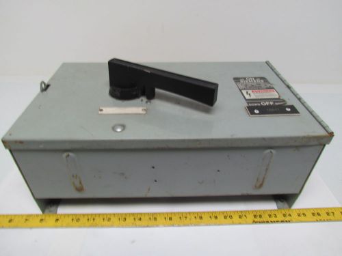 Siemens v7f3604 vacu-break panelboard fusible disconnect switch enclosure box for sale