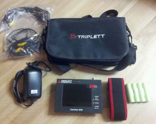 Triplett 8050 CamView W35 Security Camera Wrist Monitor with 3.5&#034; LCD