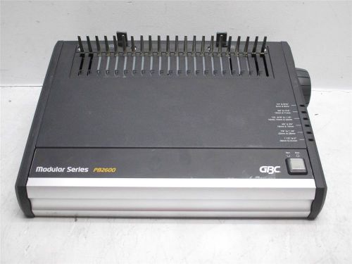 GBC Modular PB2600 Plastic Comb Punch Document Book Electric Binding Machine