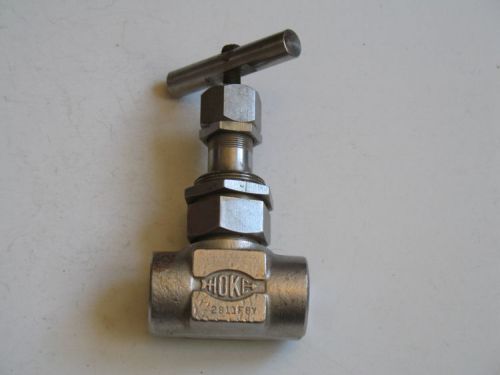Hokes stainless steel ss needle valve 3/4&#034; x 3/4&#034; female npt for sale