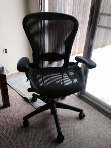 Aeron Chair By Herman Miller, Ergonomic, Gray - Fully Assembled -  $484.