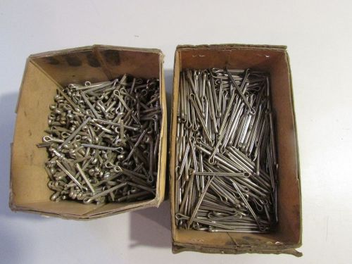 Steel cotter pins lot of 5.5 lbs! 1/8 x 1-1/4 and 1/8 x 2 for sale