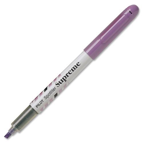 Pilot Spotliter Supreme Highlighter -Chisel-Purple Ink -White -12/Pk - PIL16006