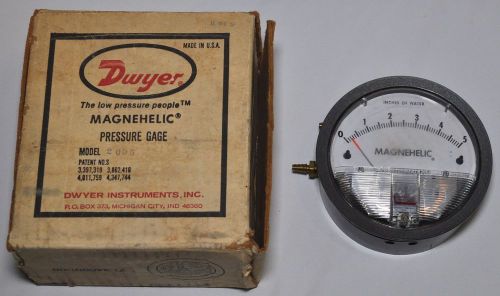 Dwyer R80509RI31 2005 Magnehelic Pressure Gage Max 15 PSIG USED