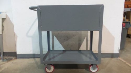 Little giant ds-1830x12-5py 36 x 18-3/8 x 35 1200 lb cap deep shelf cart for sale