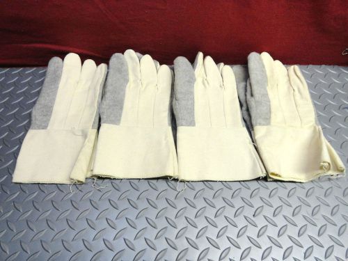 Four Pair of Industrial Heavy Work Gloves (Size: Large/X-Large)