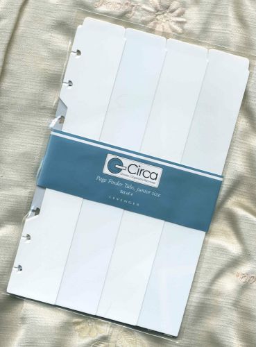 By Levenger - Circa Page Finder Tabs (set of 4) - JUNIOR - NEW Sealed