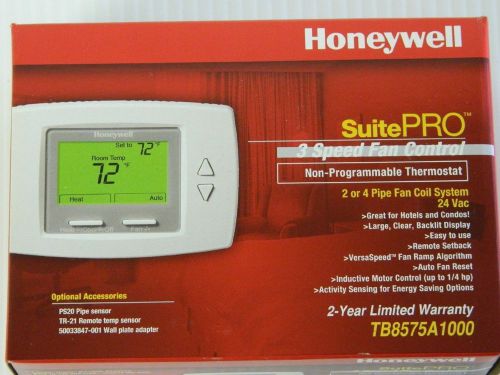 Brand new honeywell tb8575a1000 suitepro fan coil thermostat - 24v - 2/4 pipe for sale