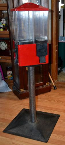 U-turn 4 vend red gumball machine for sale