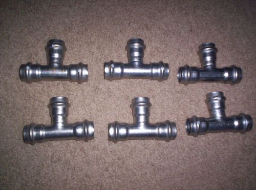 Viega propress 3/4 stainless steel tees fittings for sale