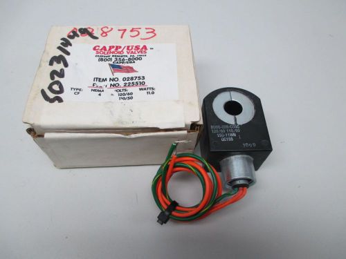 New capp/usa 225510 120v-ac 11w coil solenoid valve replacement part d267524 for sale