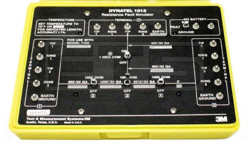 3M Dynatel 1015 Resistance Fault Simulator Test &amp; Measurement Systems/3M