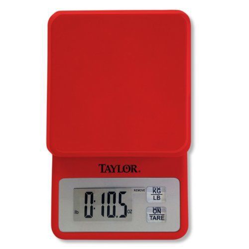 Taylor Compact Digital Scale, Red 4246184 Taylor Precision