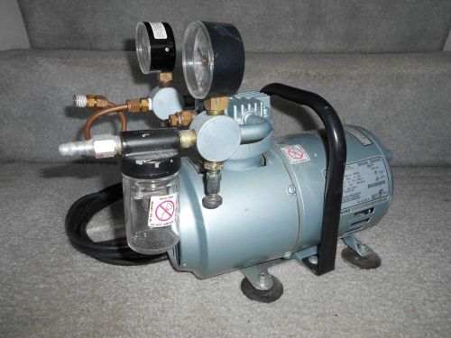 GAST Vacuum Pump with Emerson 1/6 HP MOTOR SA55NXGTE-4870 SPECIAL SERVICE DUTY