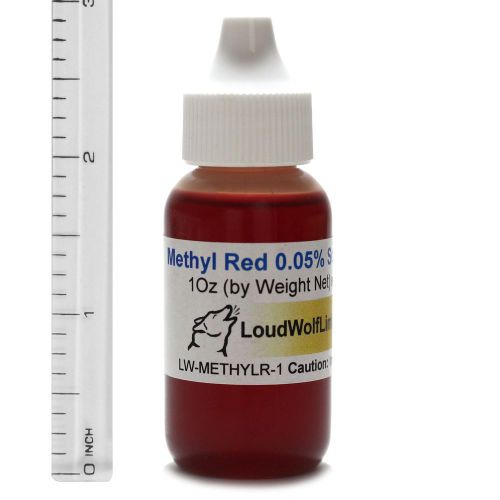 Methyl red indicator solution  0.05%  1  oz  ships fast from usa for sale