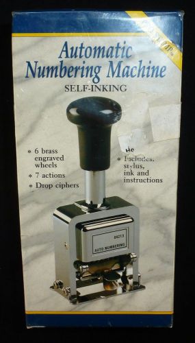NEW Rogers Automatic Numbering Machine Self-Inking Stylus &amp; Ink Included