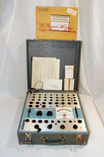 Vintage Working Dyna-Jet B&amp;K Model 707 Tube Tester w/ Manual, Charts, Case RARE