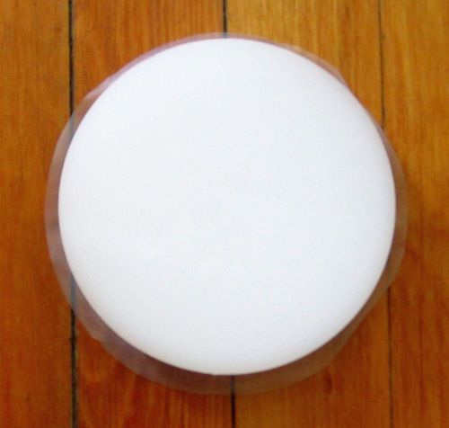Uhmwpe white round stock 1.25&#034; thick 4.875&#034; o.d. for sale