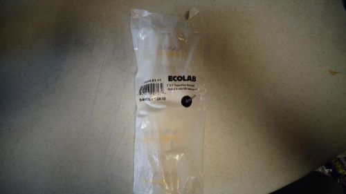 Ecolab 2&#034; x 2&#034; Prep-n-Print Dura Label Pack of 4 Rolls (300 Labels per Roll)