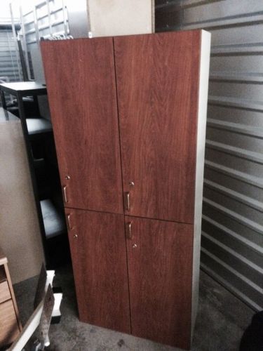 Manufactured wood lockers cabinets for sale