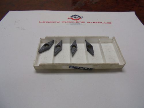 (New) 4 Seco Indexable inserts VBMT 160404-F1 CMP