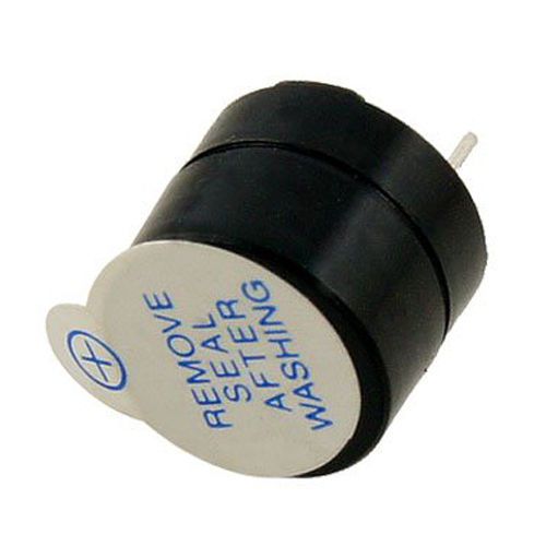 12mm dia 5 pcs dc 5v 2 terminals electronic continuous sound buzzer for sale