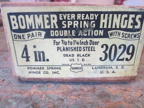 One pairof bommer everready spring hinges~nos for sale