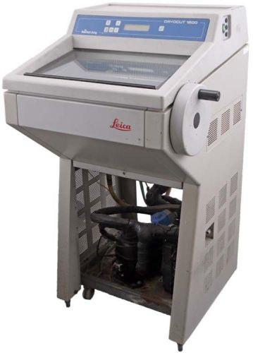 Reichert-jung/leica cryocut 1800 illuminated cryostat w/2020 microtome parts #2 for sale