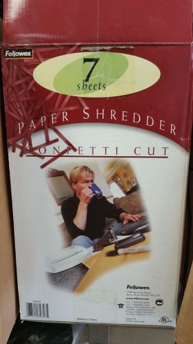 Paper Shredder Fellowes S701CM Confetti Cut