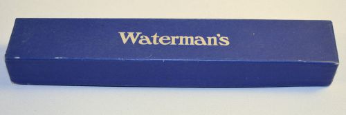 Empty Waterman&#039;s Pen Box Used With Booklet