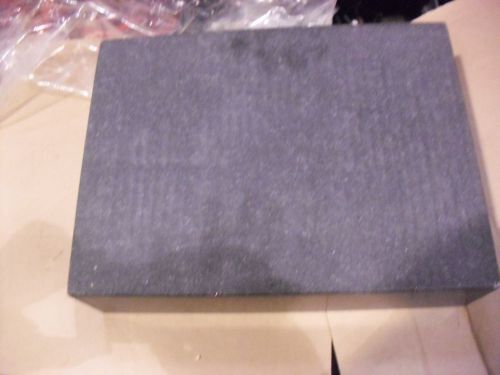 Black Granite &#034;B&#034; 9&#034; x 12&#034; x 3&#034; Surface Plate Sold As Is