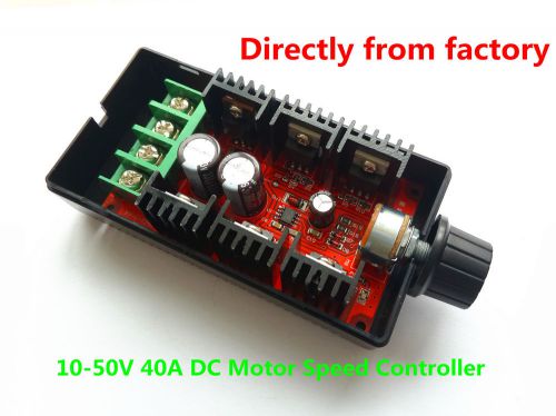 High-Quality 10-50V 40A DC Motor Speed Control PWM HHO RC Controller 12V 24V 48V