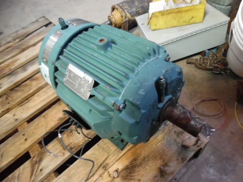 RELIANCE 10HP MOTOR ID#P2163400A-CL #64337 1765RPM 460V FR:L0215T USED