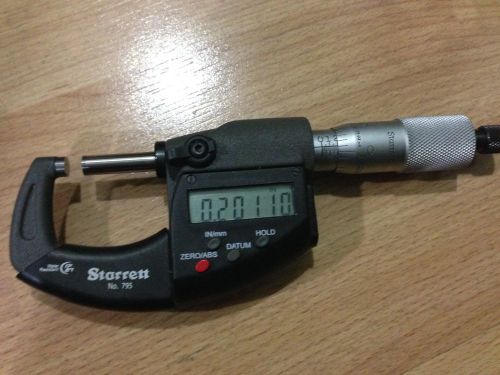 Starrett 795XFL-1 795XFL1 Electronic Micrometer IP67 with Output,