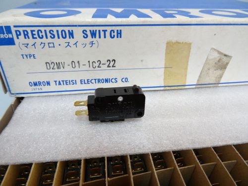 2 X MICRO SWITCH OMRON D2MV 01-1C2-22 ORIGINAL JAPAN  GOLD PLATED CONTACT NEW!!
